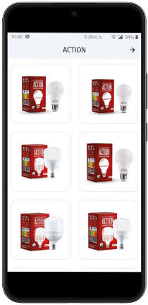 Action LED bulbs App screenshot Image 3